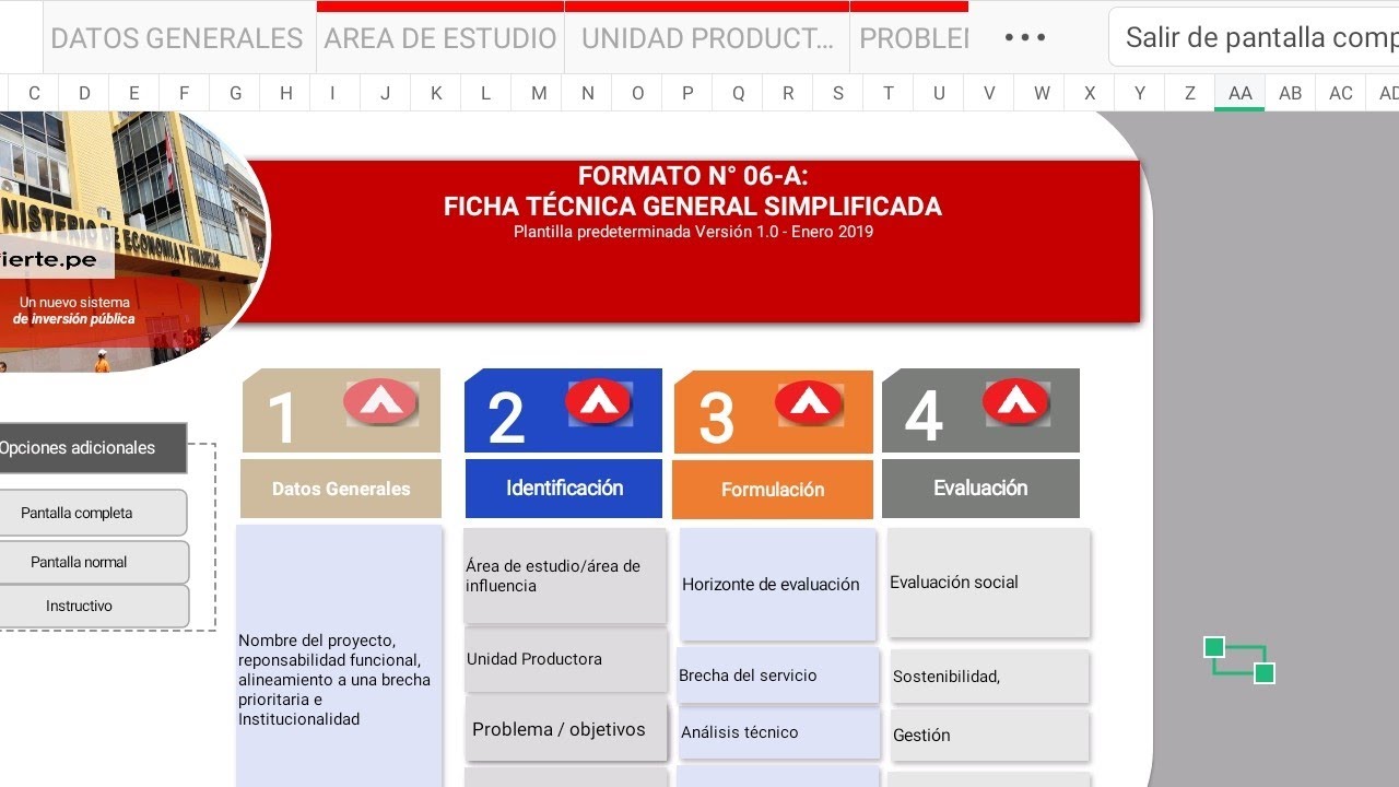 llenado del formato 6a ficha técnica general simplificada