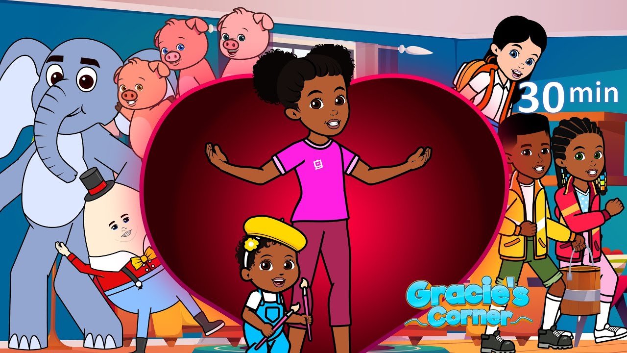 Skidamarink + More Fun and Educational Kids Songs & Nursery Rhymes | Gracie&rsquo;s Corner Compilation