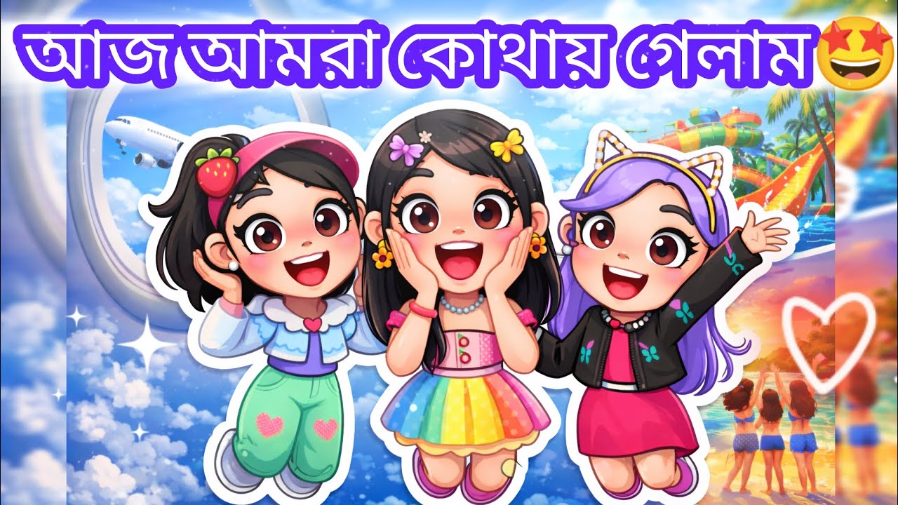 আজ আমরা কোথায় গেলাম🤩😳। Where did we go today?🤩😳. Bangla cartoon. Avatar world. Sona ep - 20