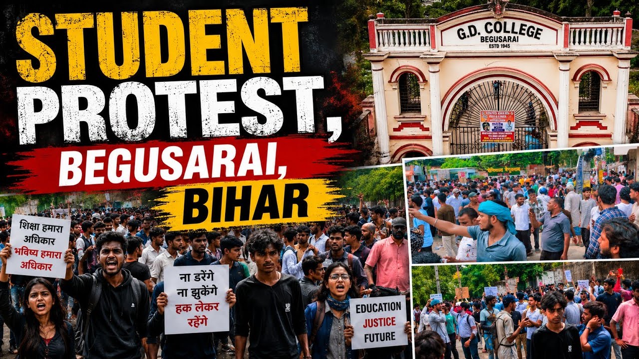 Begusarai Protests like JANTAR MANTAR, DELHI | Bihar Protest | Begusarai Protest | Live | News | New