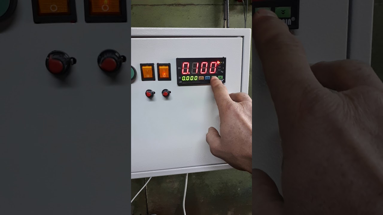 *Колибровка весового контроллера.