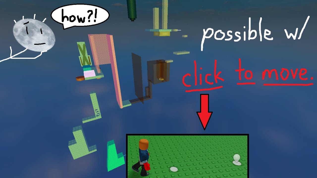 roblox's hardest click to move obby, probably.