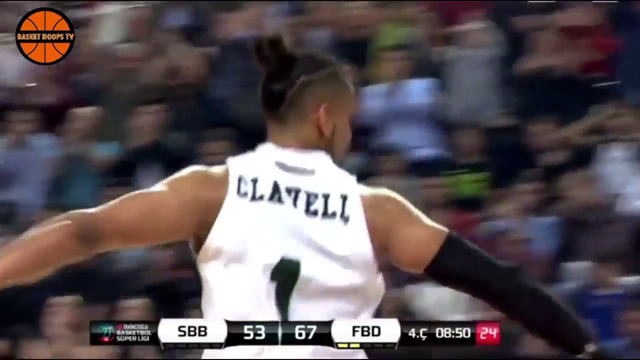 Gian Clavell 20 Points/5 Threes Full Highlights vs Fenerbah&ccedil;e Doğuş