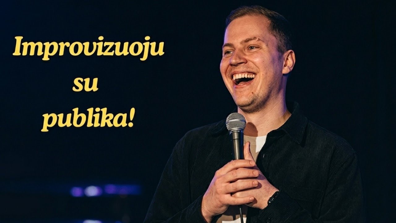 Pradedančio komiko gyvenimas #8: Improvizuoju su publika!
