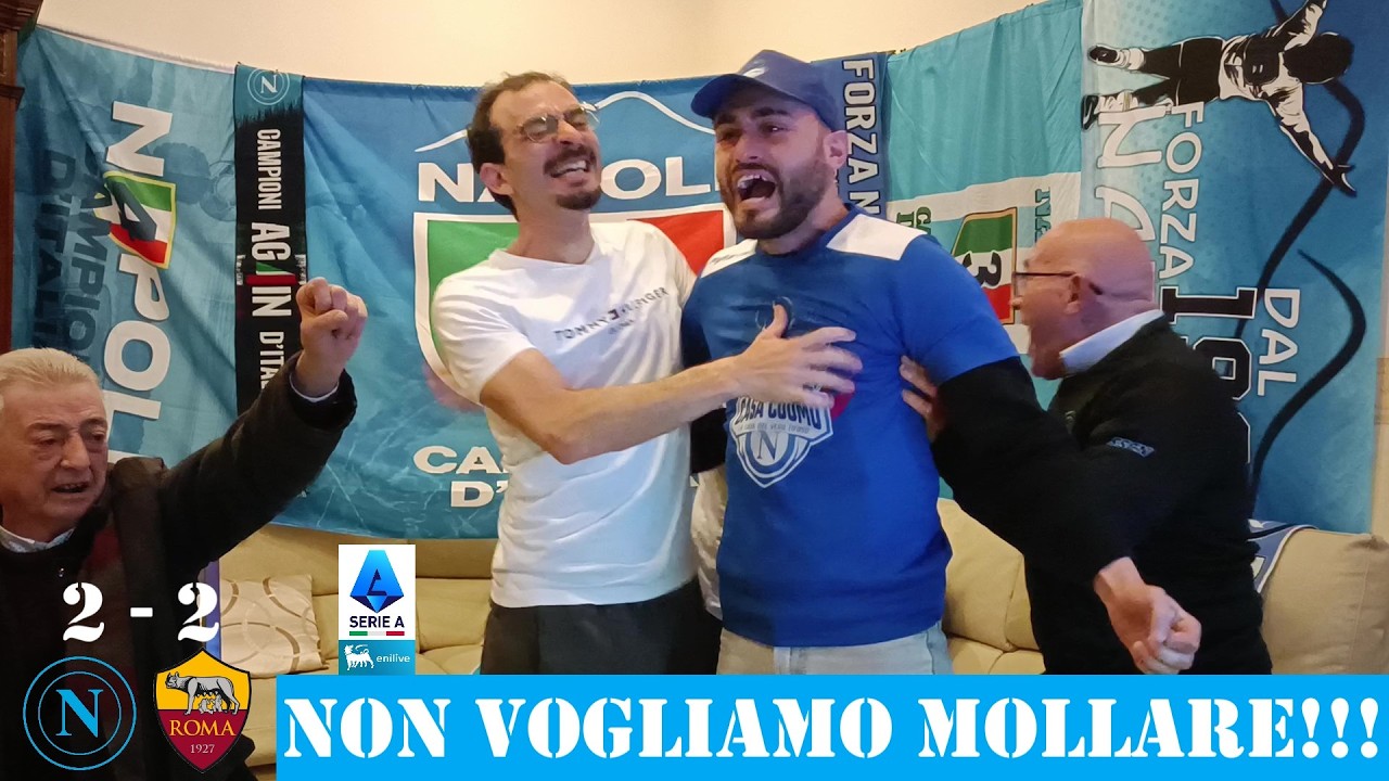 Napoli - Roma 2-2  15-02-2026  (Live Reaction Casa Cuomo)