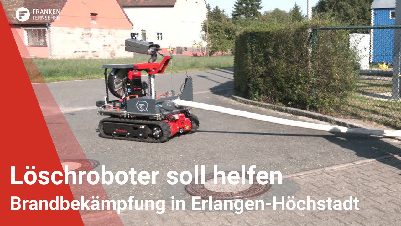 Hilfe bei Waldbrandbekämpfung: Löschroboter in Erlangen-Höchstadt
