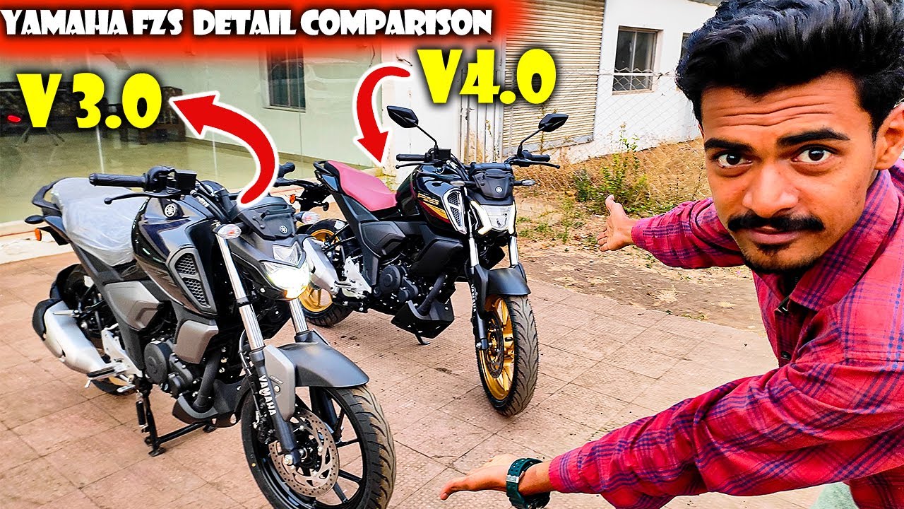 Yamaha FZS V4.0 vs V3.0: Upgrades, Design, and Features Comparison