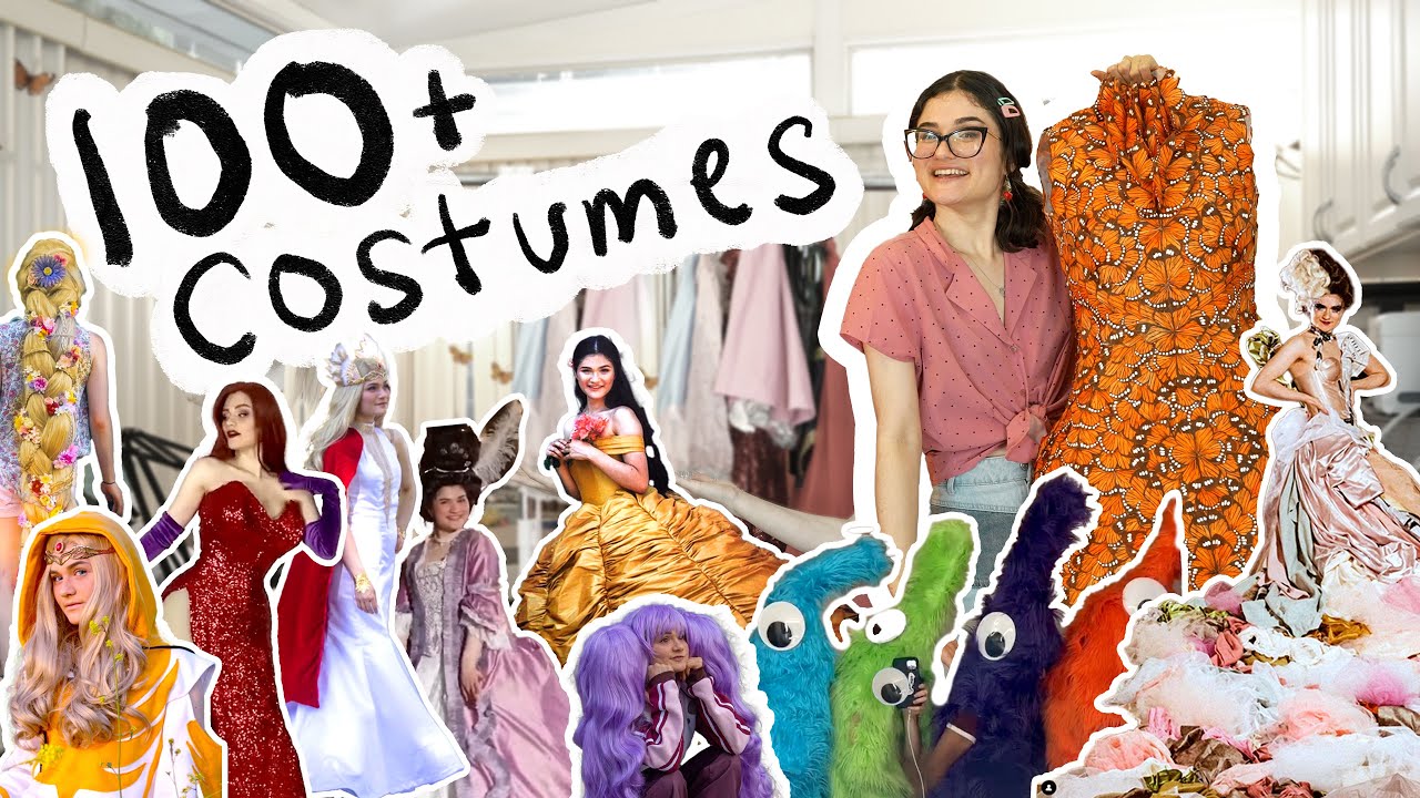 All the costumes I&rsquo;ve made in the past 10 years (a closet tour)