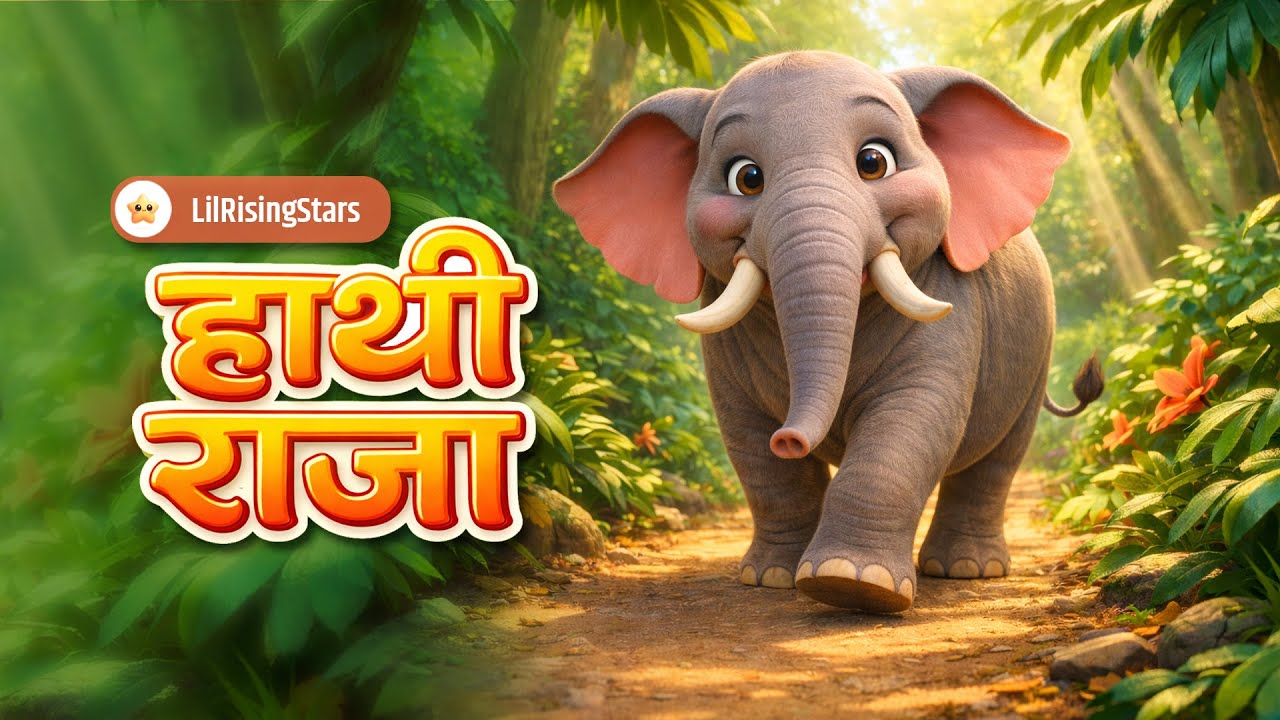 हाथी राजा बहुत बड़े | Haathi Raja Bahut Bade | Kids Rhyme 🐘✨