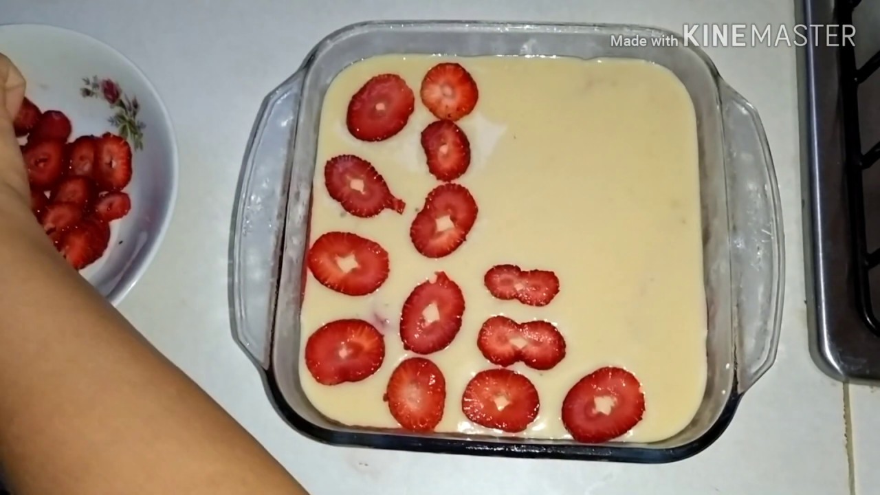 Torta fría de FRESA - Dulce y Sazón