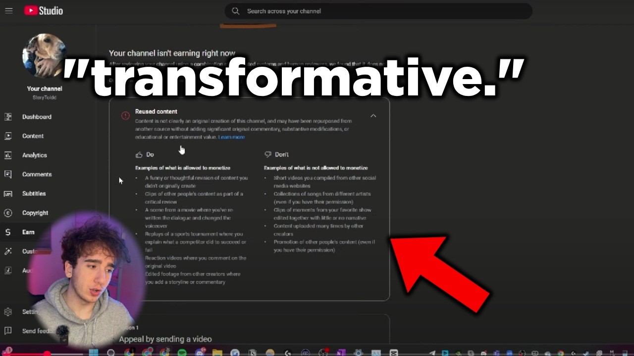 как выиграть иск о «повторном использовании контента» в коротких видео на YouTube