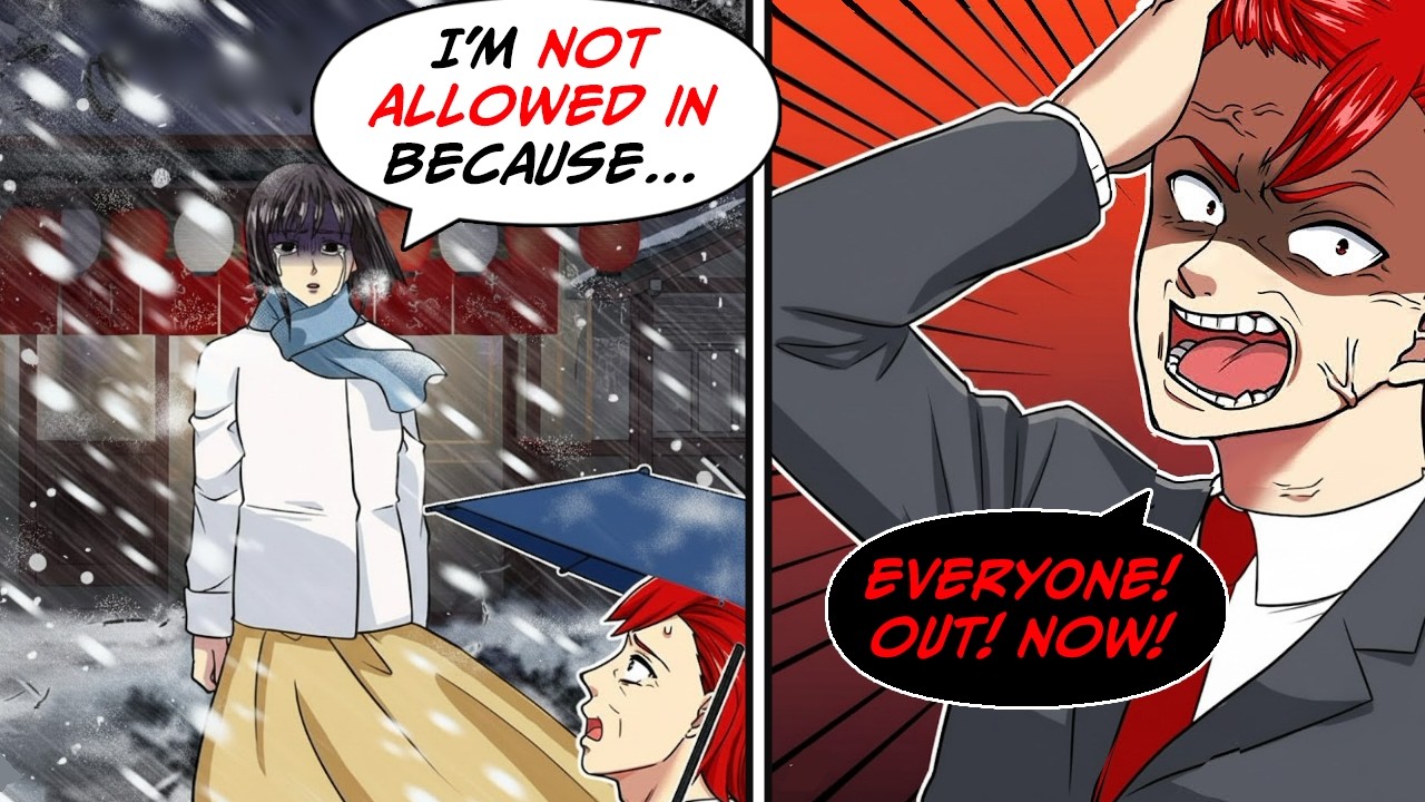 At the company’s year-end party, one female employee was told to wait outside because...