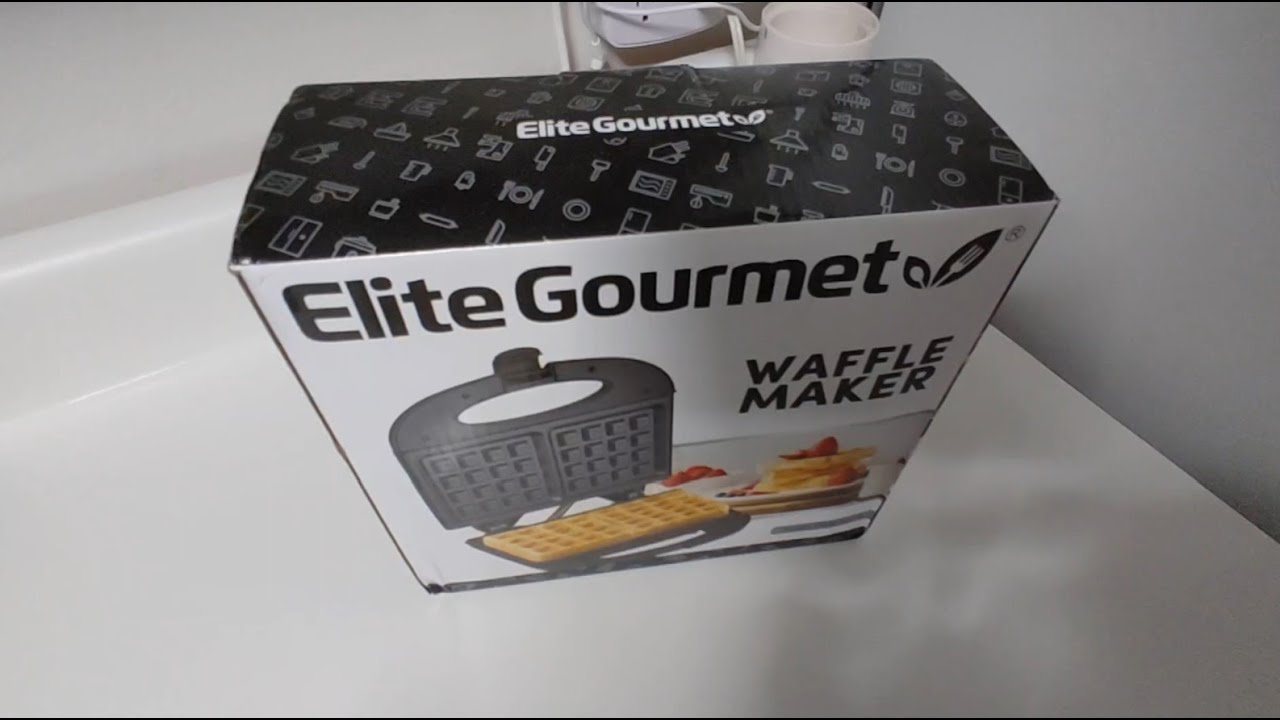 Elite Gourmet Waffle Maker Review & Breakfast Idea English