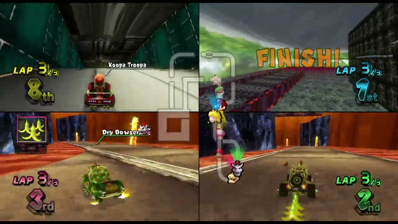 Mario Kart Wii Custom Tracks ✦ 4 Players #524