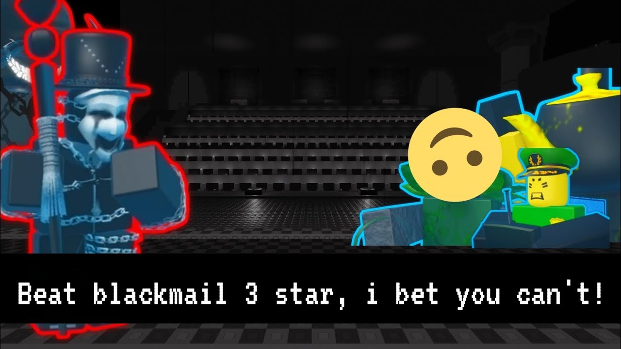 Beating 3 star blackmail/talent show with moai | the battle bricks