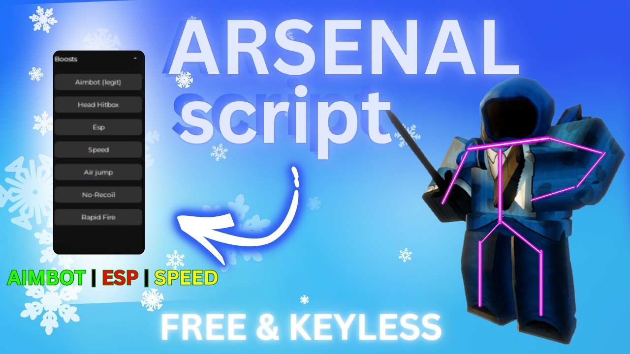 Arsenal Script *NO KEY* | Aimbot, ESP, Rapid Fire & More | Mobile & PC