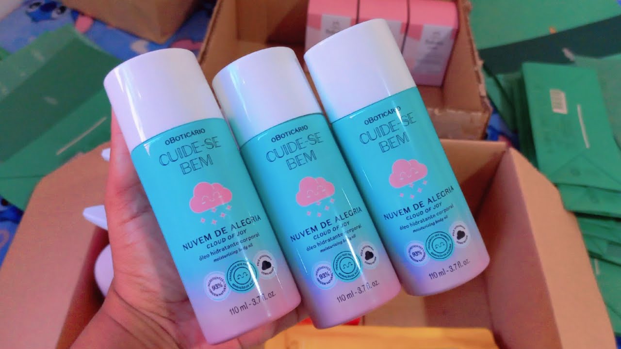 Abertura de Caixa O Boticário| Não ganhei amostras| Unboxing 