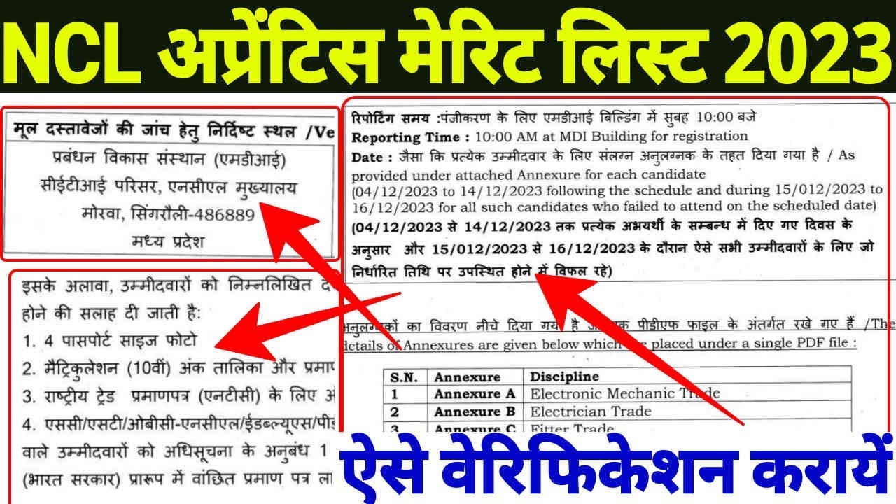 ncl apprentice merit list 2023 pdf download, ncl apprentice merit list 2023 pdf download link #ncl