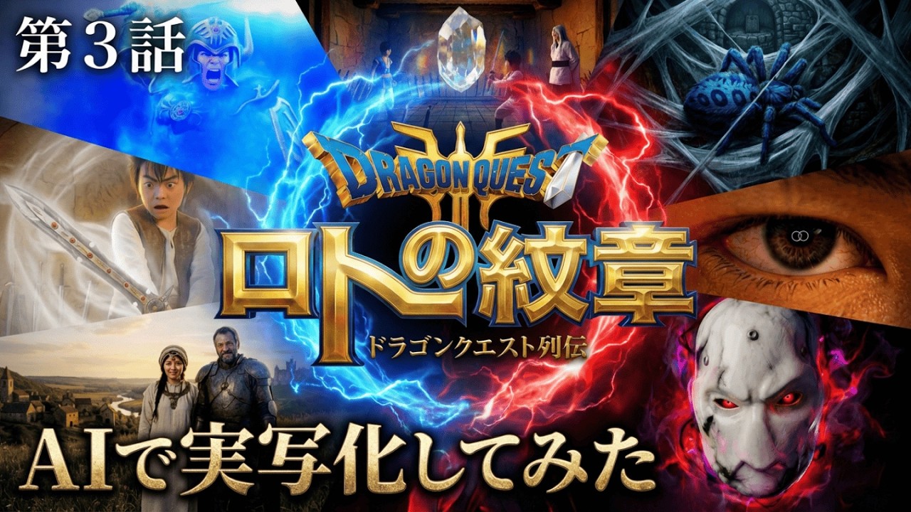 第3話【AI 実写化】ドラゴンクエスト列伝 ロトの紋章