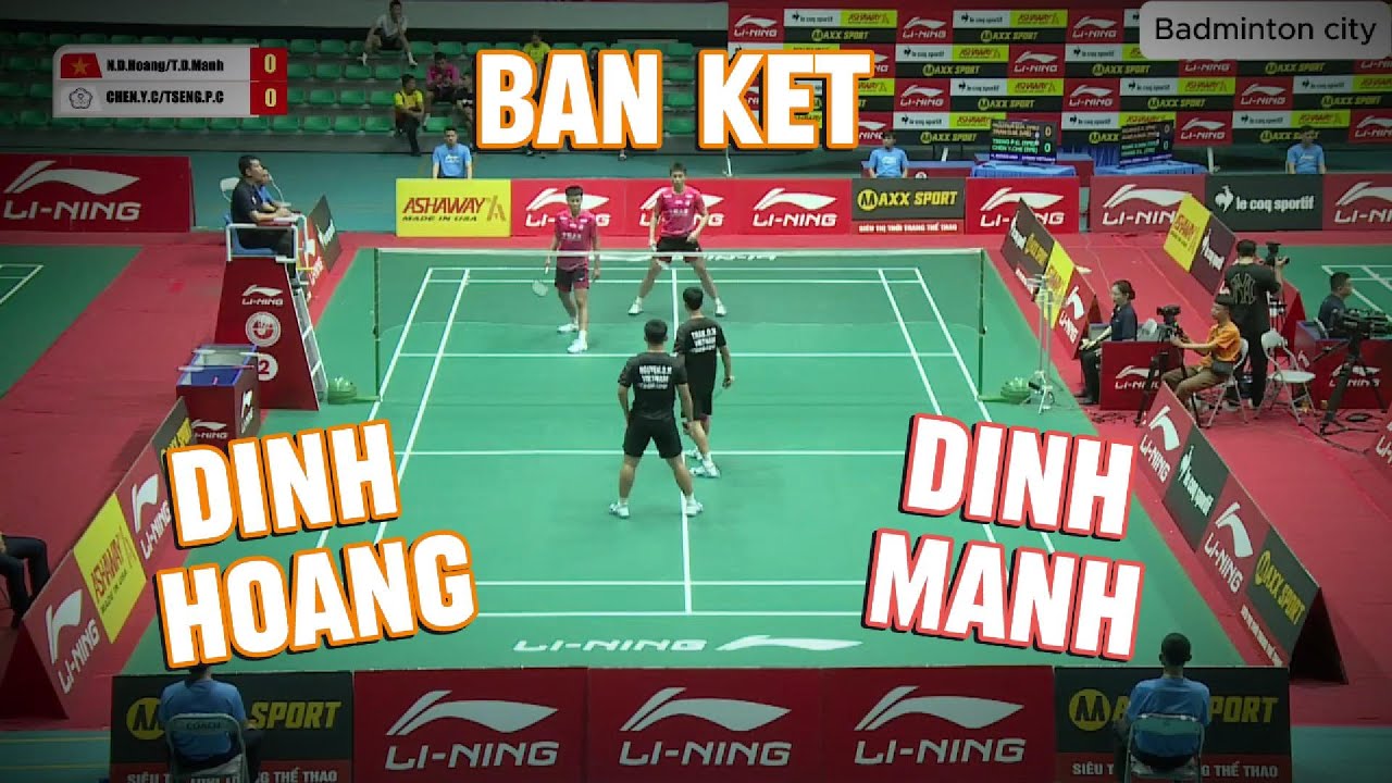Bán kết| Định Hoàng/Đình Mạnh (Vie) vs Chen| TSeng (Đài Loan) | Giải Lining Vietnam 2024