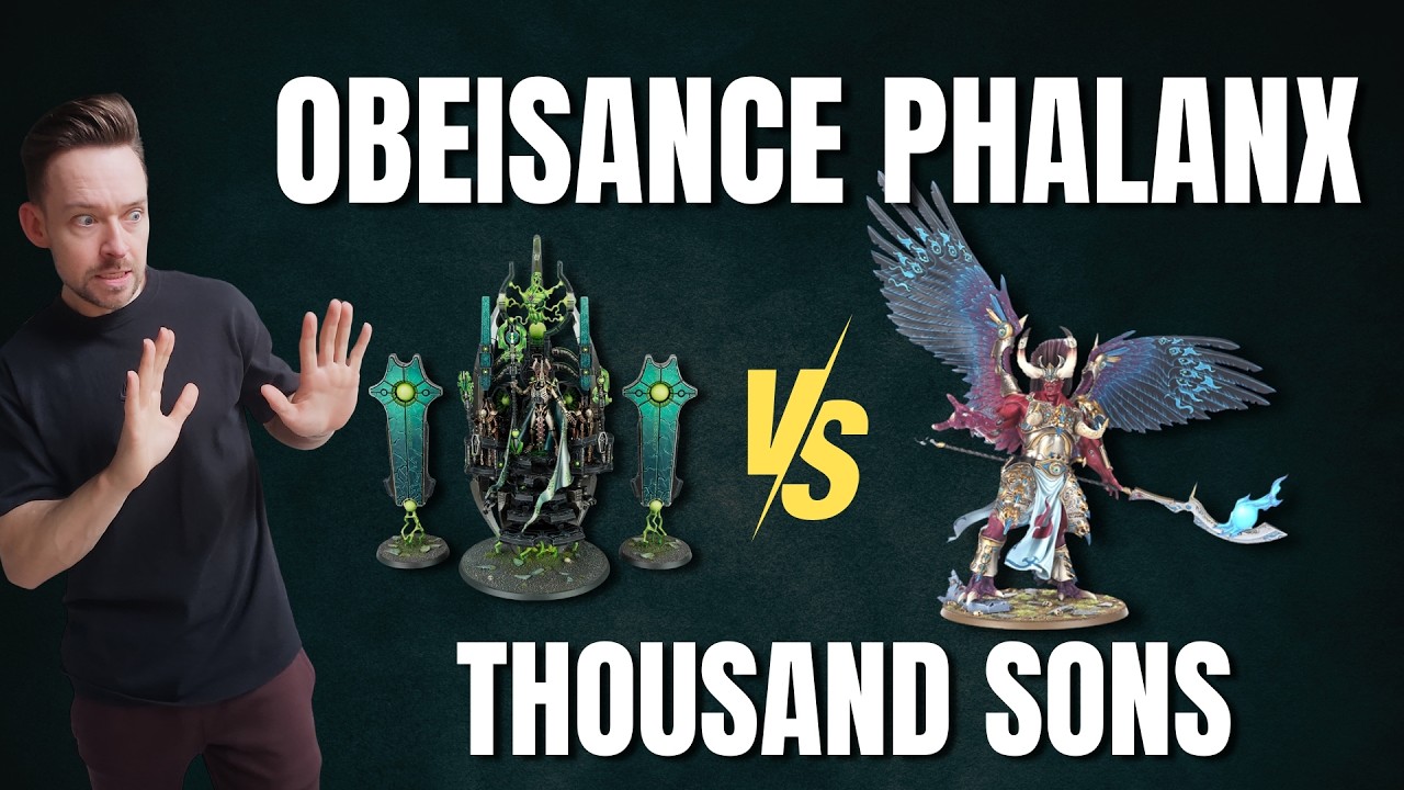 Necrons vs Thousand Sons | Warhammer 40k Battle Report