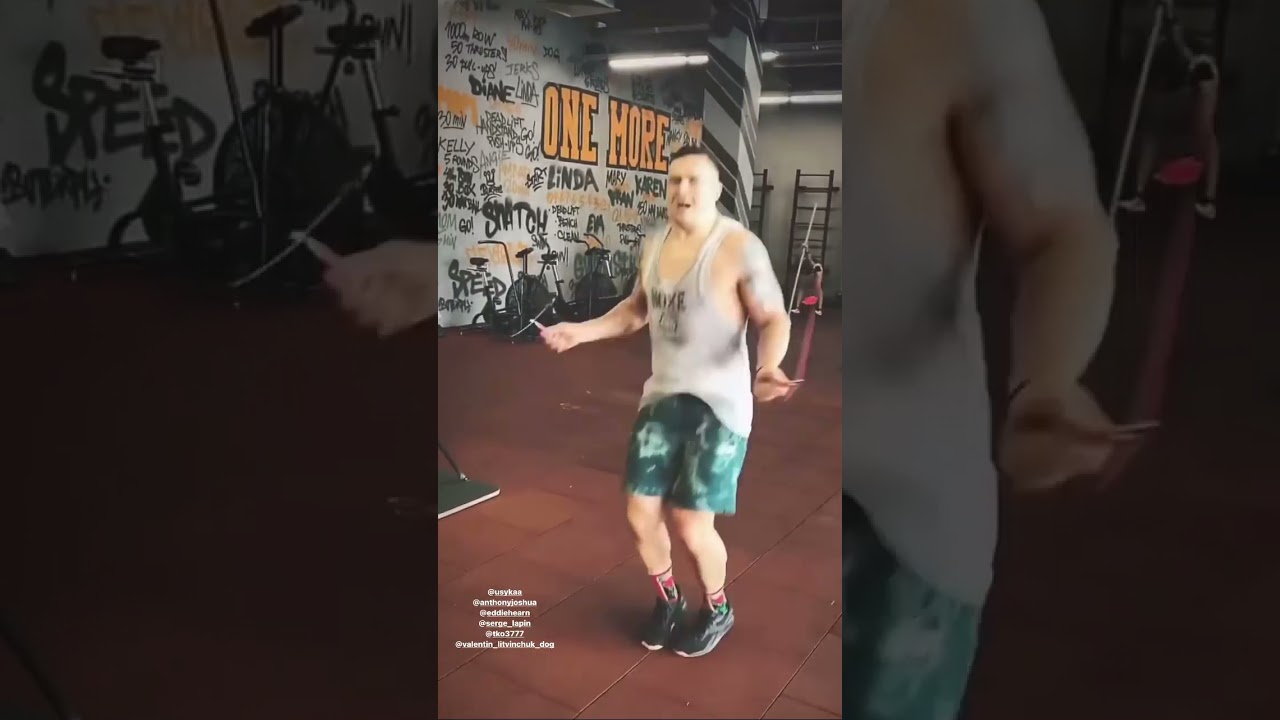 Alexander uysk sending greetings to Anthony Joshua #anthonyjoshua #boxing #uysk