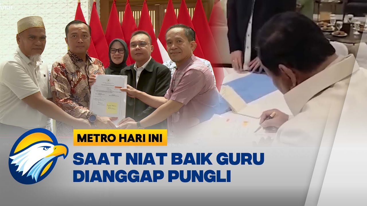 Kronologi 2 Guru di Luwu Utara: Dipecat, hingga Diselamatkan Prabowo - [Metro Hari Ini]
