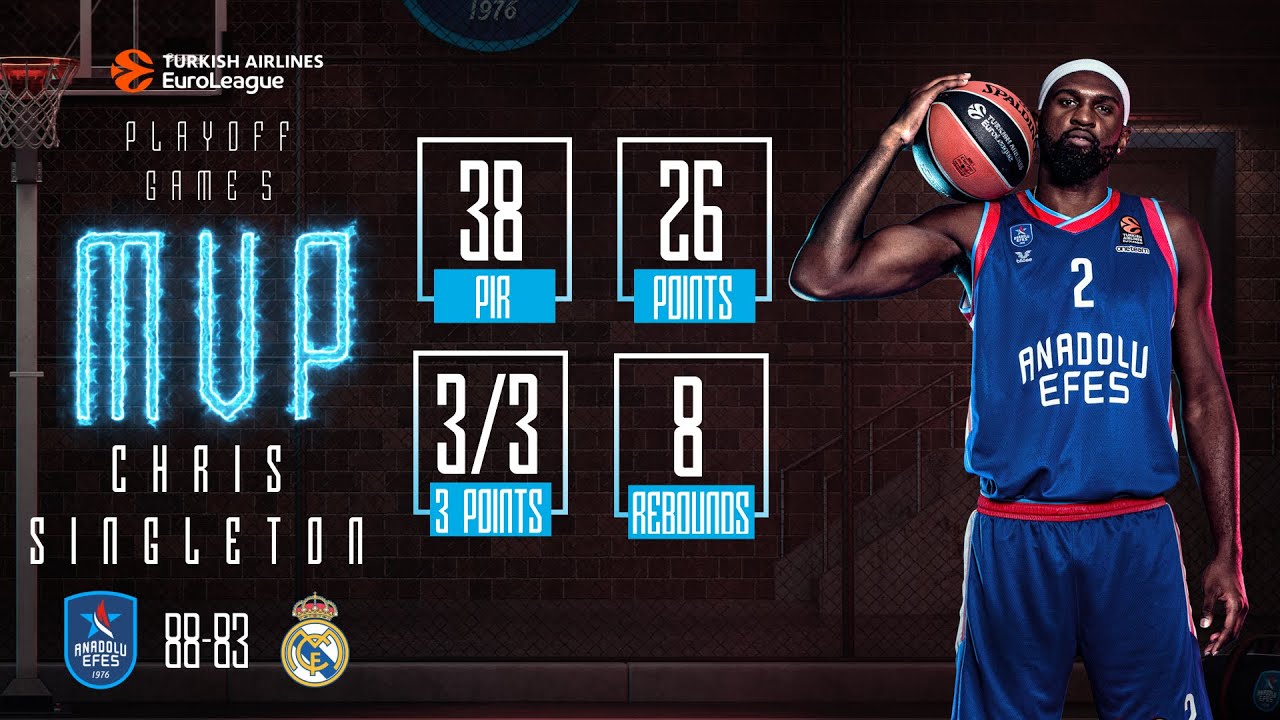 Playoff 5. Maç / Anadolu Efes - Real Madrid / Chris Singleton