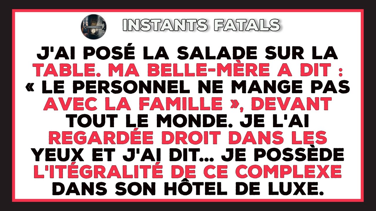 On M’a Traitée De Femme De Ménage; Je Rachète Le Complexe Où Ma Famille Passe Ses Vacances.