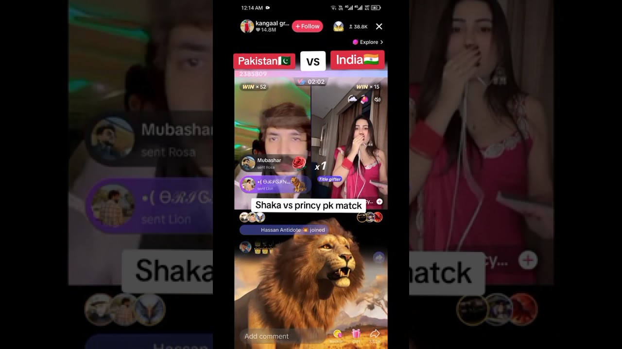 Pakistan Vs India Shaka Vs Princy #tiktokviral 