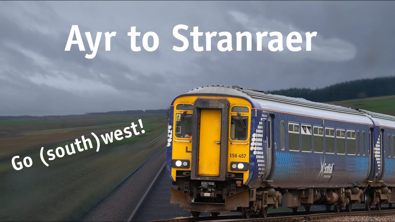 A driver's eye view of the STUNNING Ayr to Stranraer