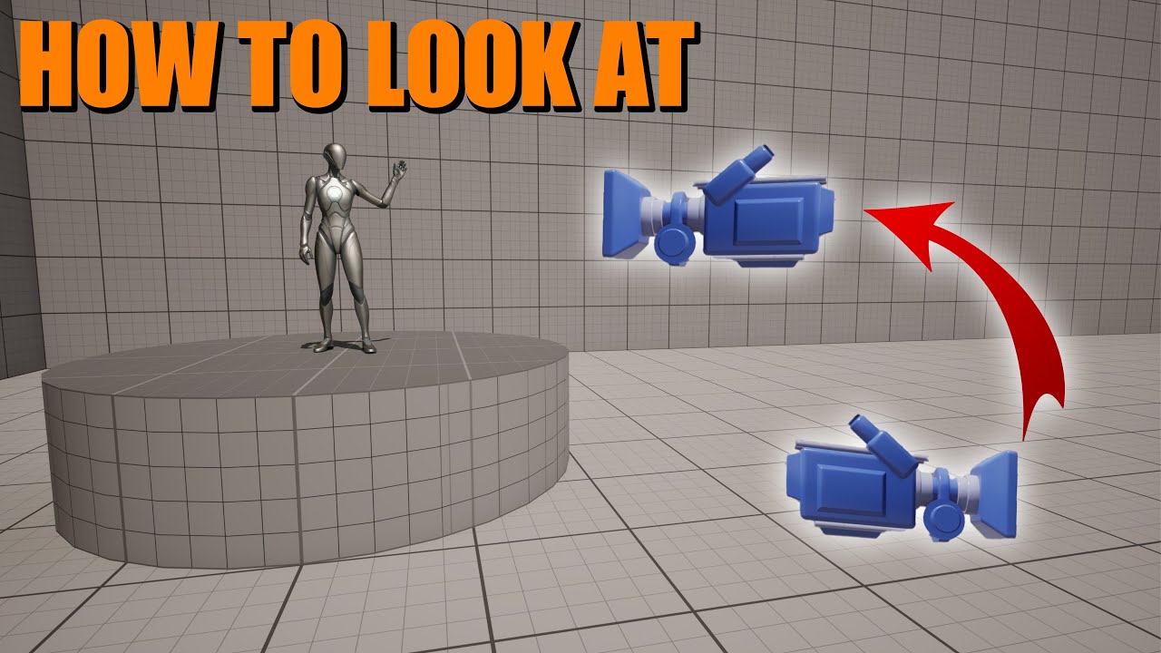 How To Make The Player Look At An Object In Unreal Engine 5 (Tutorial)