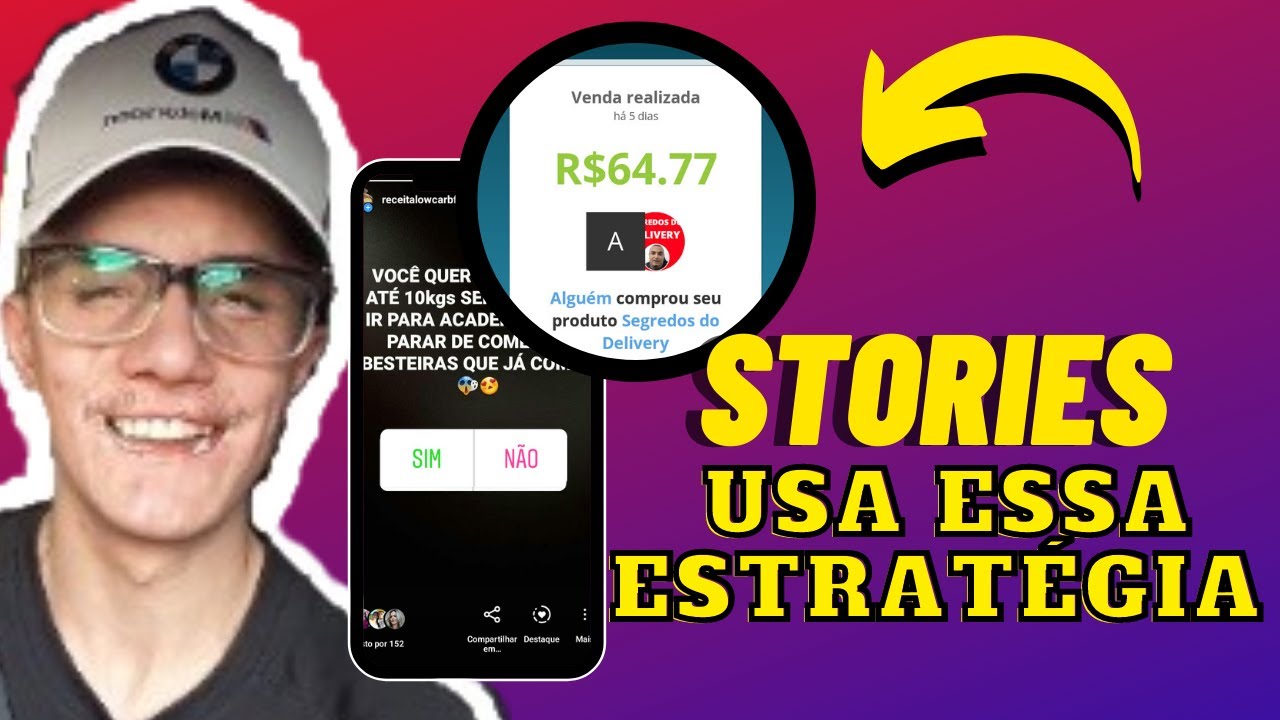 APLIQUEI A ESTRATÉGIA DE VENDA NO STORIES COM A ENQUETE - NICHO DE RECEITAS COMO AFILIADO
