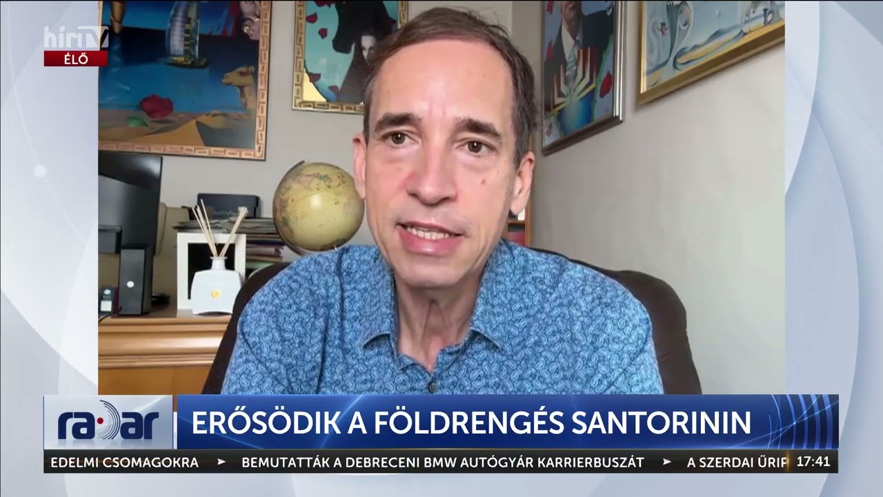 Radar - Erősödik a földrengés Santorinin - HÍR TV
