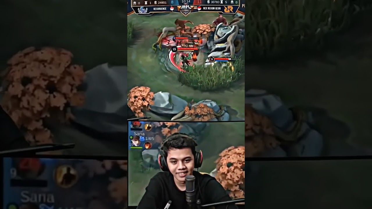 momen RRQ marah ketika lemon di keroyok #mobilelegends