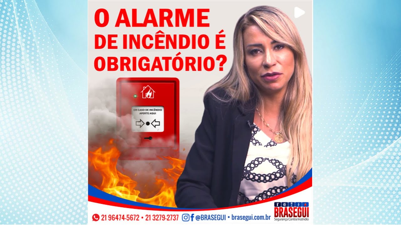 O alarme de inc&ecirc;ndio &eacute; obrigat&oacute;rio em qualquer edifica&ccedil;&atilde;o!