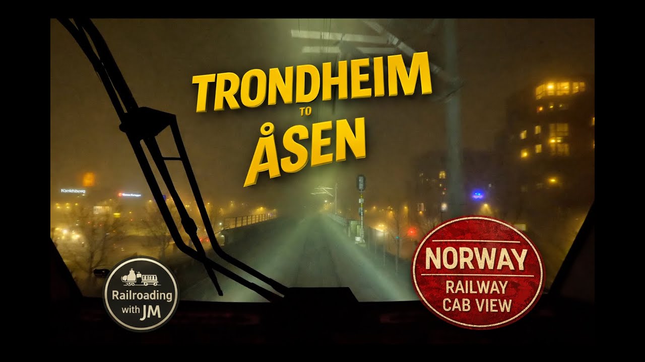 Train 445 Trondheim – Åsen (December 17. 2025)