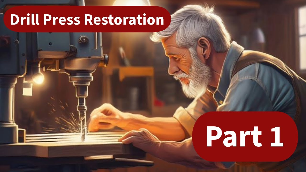 Реставрация сверлильного станка Craftsman 1960-х годов