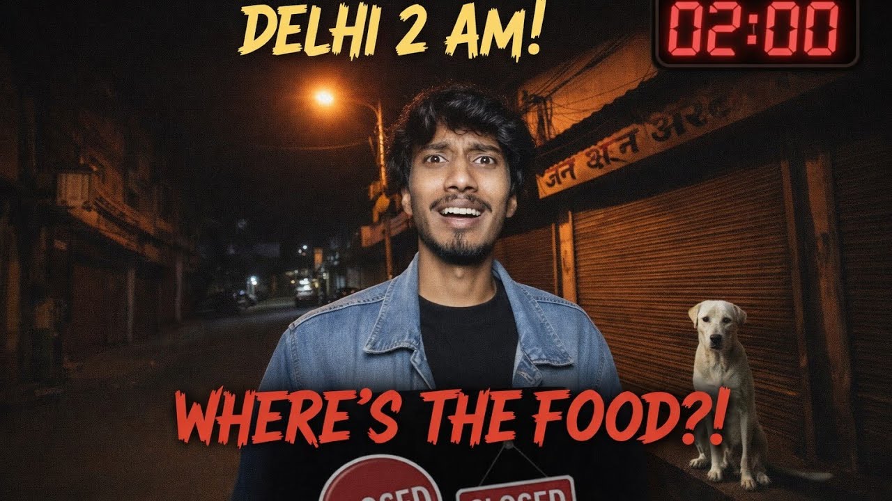Can You Actually Find Food in Delhi at 2 AM?