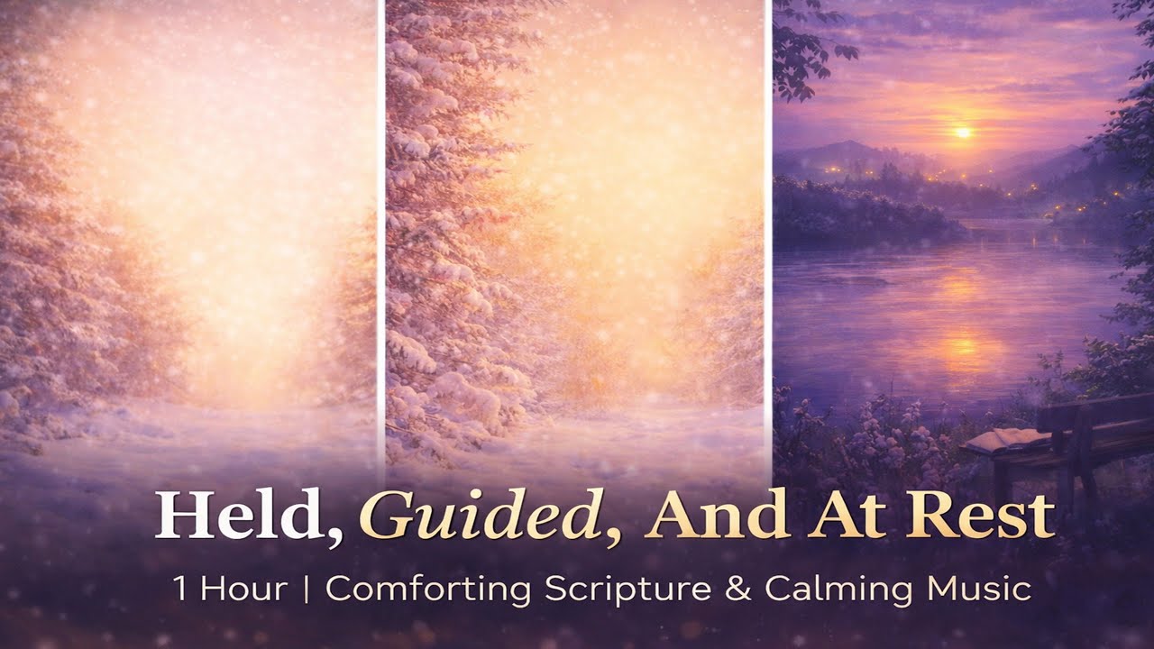 Strength, Guidance, & Deep Rest | 1 Hour Christian Meditation(Isaiah 41:13, Psalm 32:8, Psalm 4:8)