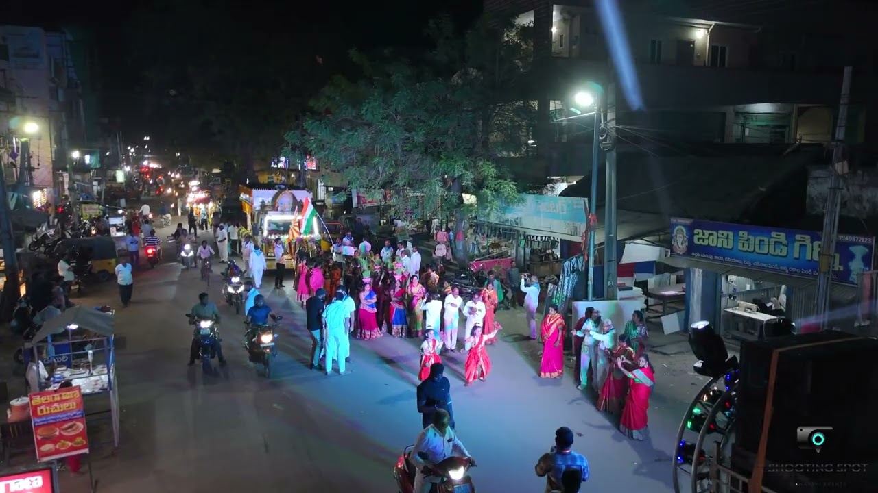 SRI SATHYA SAI PREMA PRAVAHINI DRONE VIDEO MANCHERIAL #mancherial#puttaparthi#sathyasaibaba#drone 