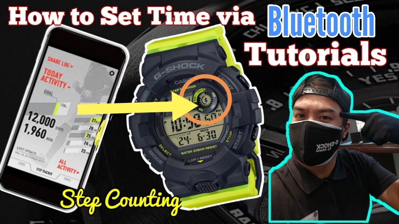 G-SHOCK HOW TO SET ADJUST TIME BLUETOOTH MOBILE APP TUTORIALS TAGALOG.