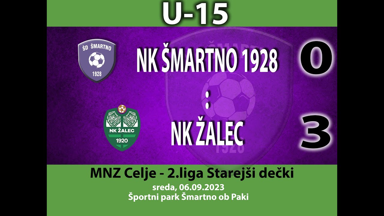 U15 - NK Šmartno : NK Žalec