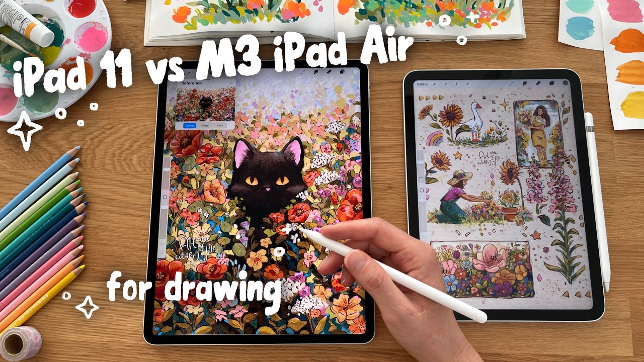 🤗 iPad Air M3 or iPad A16 for PROCREATE?