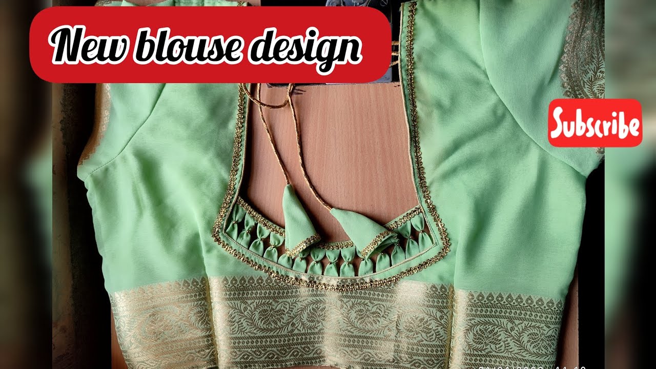 लेस और पट्टी से बनाएं ये सुंदर डिज़ाइन 🔥। new back design। #blouse #viral #blousedesign #designer