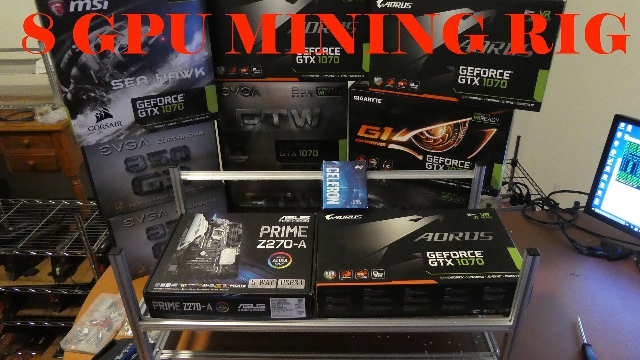 How to Build an 8 GPU Mining Rig for ETH/ZEC/etc.