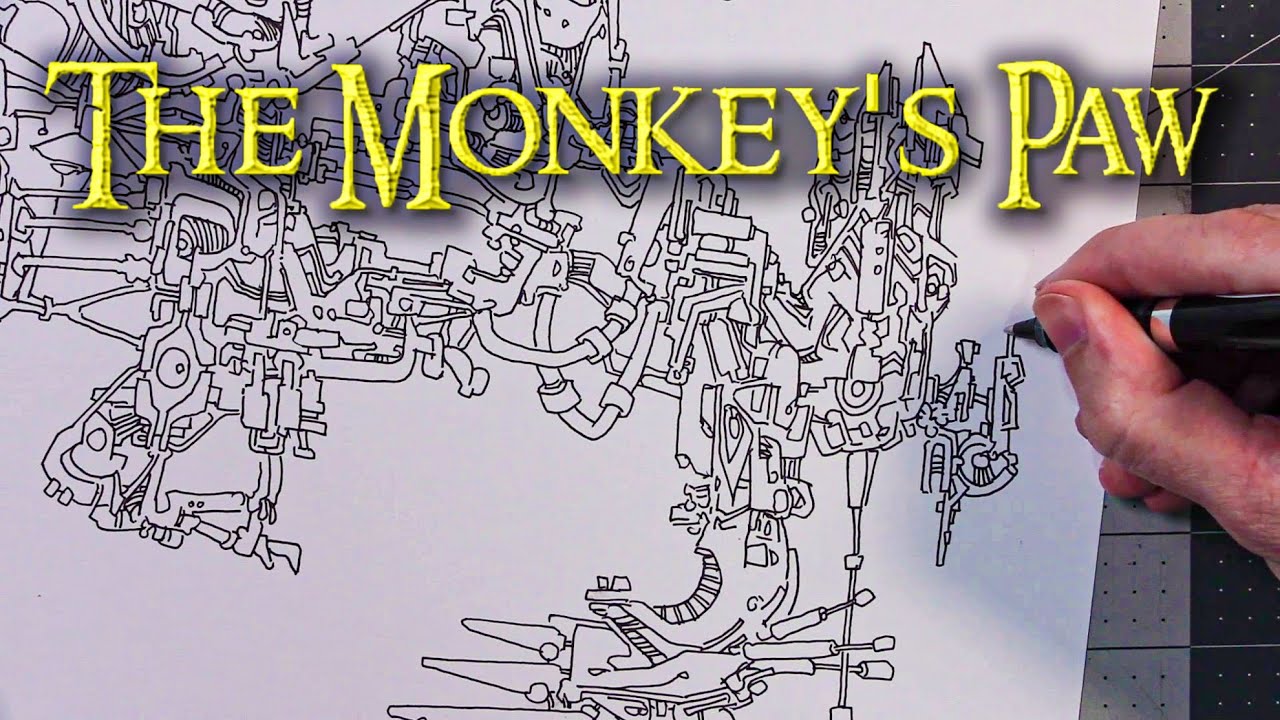 The Monkey's Paw - Audiobook & Drawing