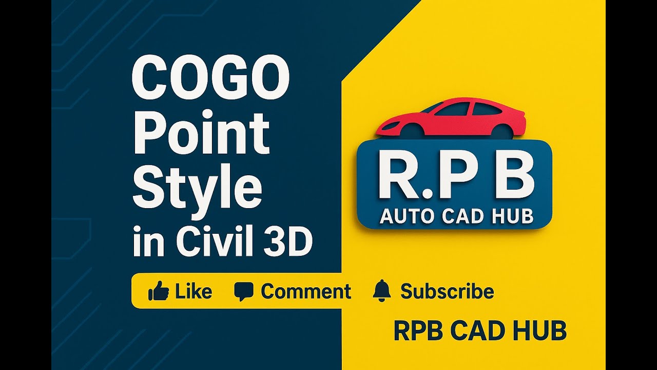 COGO Point Style Customization in AutoCAD Civil 3D