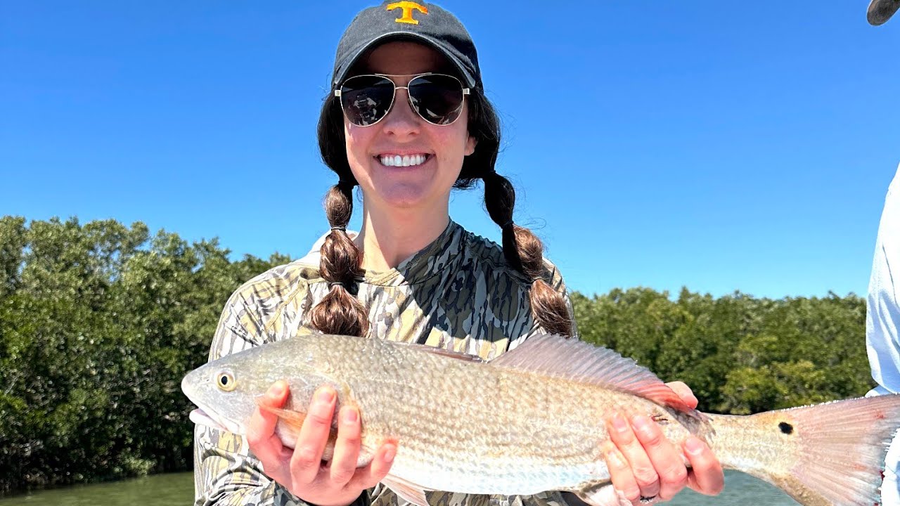 Catching Redfish and Speckled Trout on Crystal River