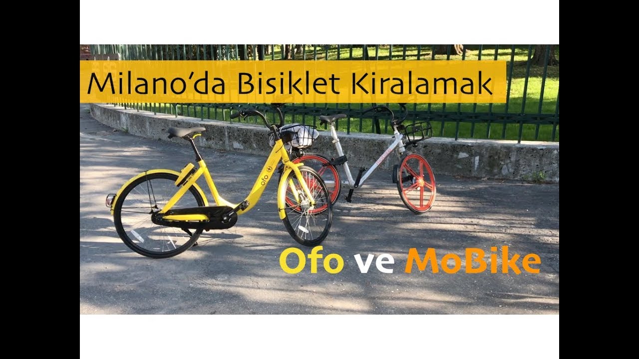 Artık Milano'da Bisiklet Kiralamak Çok Kolay: MoBike ve Ofo Bike